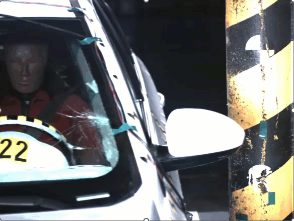 Side Curtain Airbag IC Pole Crash Autoliv