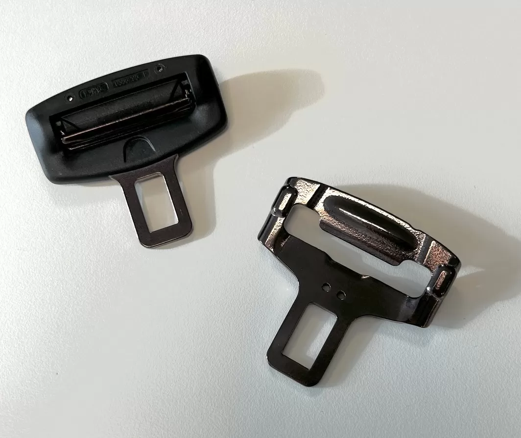 Autoliv SSAB fossil-free seatbelt tongue 