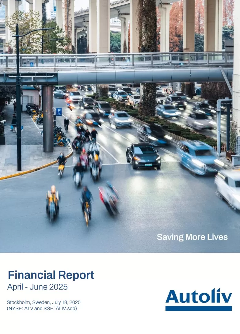 autoliv q2 cover with cars in trafic image